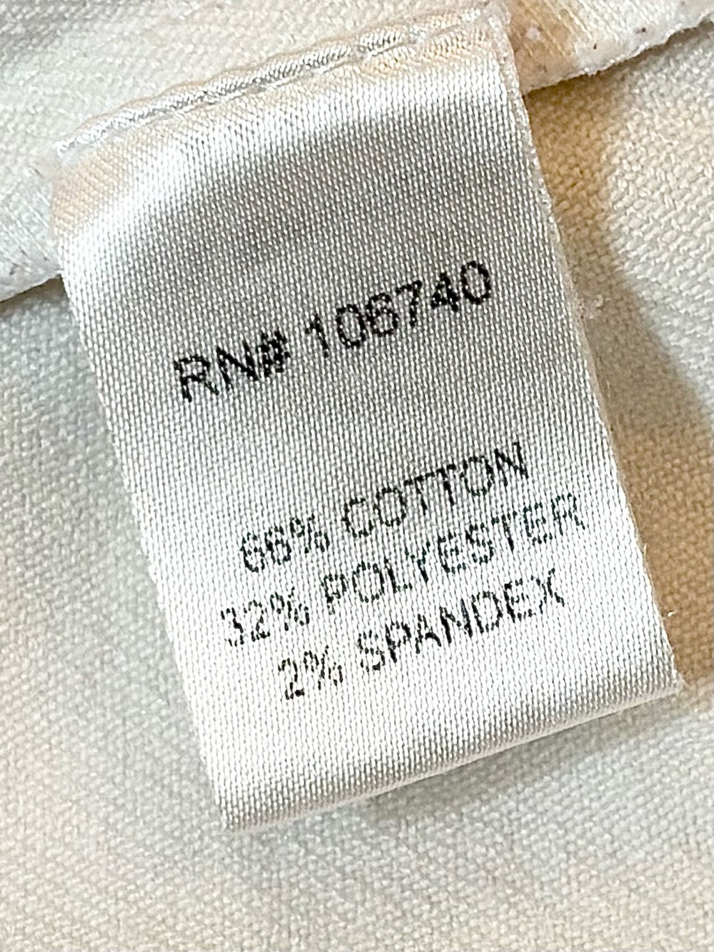 North style Women's White Cropped Button-Front Jean Jacket - Picture 9 of 14